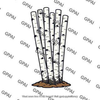 Aspen stem clump