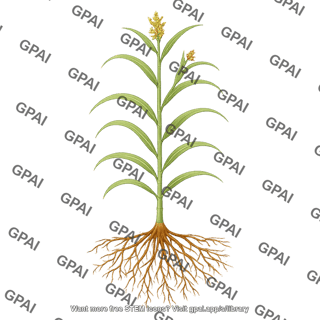Corn teosinte with roots 01