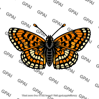 Butterfly glanville fritillary