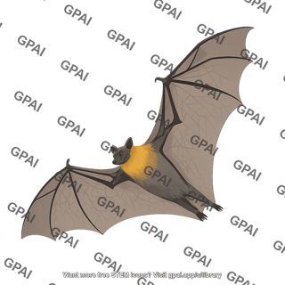 Flying foxes pteropus