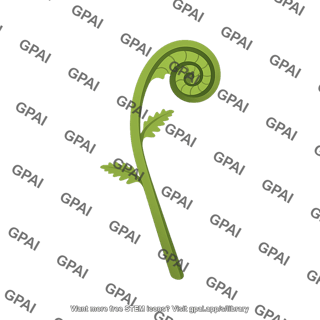 Fern fiddlehead