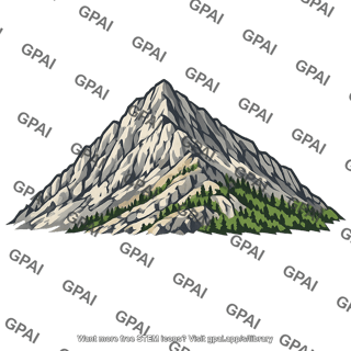 Rugged mountain peak