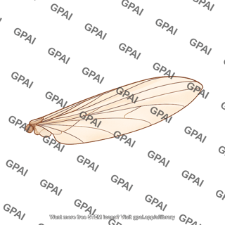 Drosophila wing lateral cut