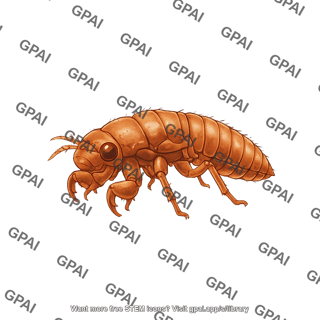 Periodical cicada magicicada septendecim nymph stage 1