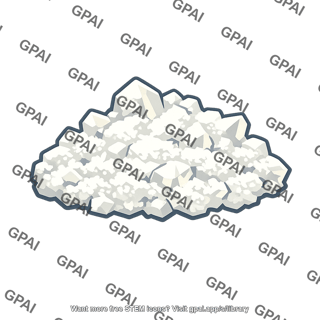 Uric acid crystal deposit