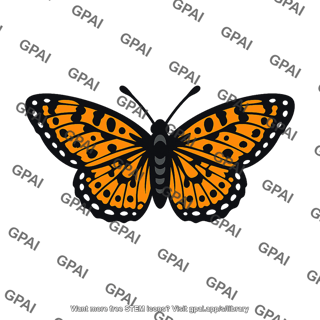 Orange butterfly