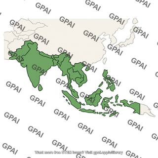 Indomalayan region map