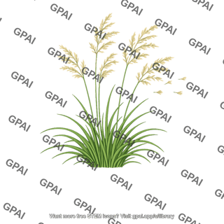 Wind dispersed grass