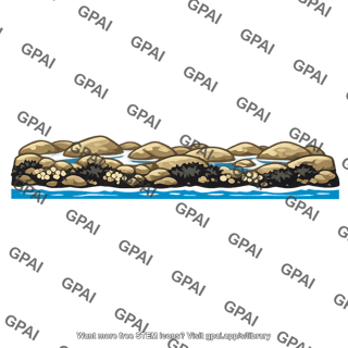 Marine intertidal zone