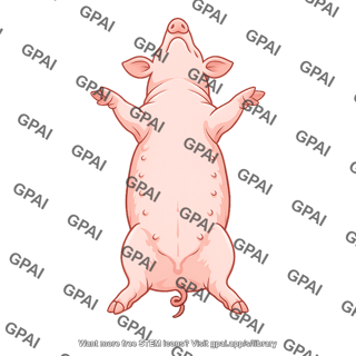 Pig supine