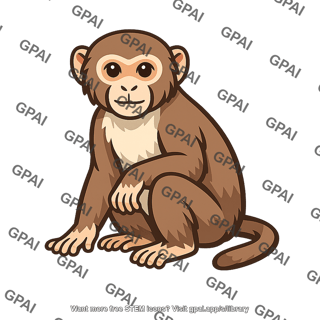 Sitting monkey