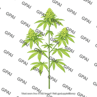 Cannabis plant sativa