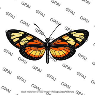 Melinaea marsaeus butterfly