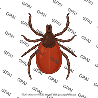 Deer tick ixodes scapularis female