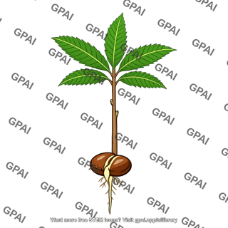 Chestnut seedling