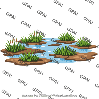Wetland marsh