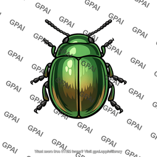 Chrysolina beetle