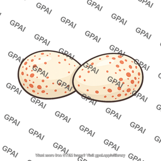 Red capped manakin clutch two eggs