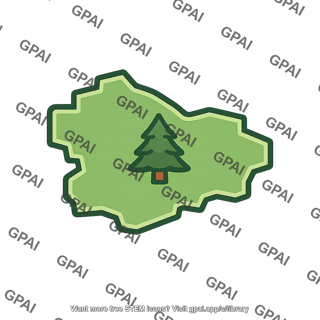 National park map icon
