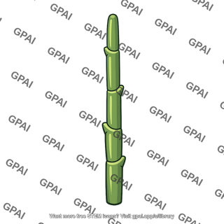 Leafless desert plant stem