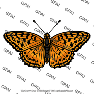 Fritillary butterfly