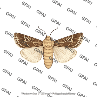 Egyptian cotton leafworm spodoptera littoralis adult female