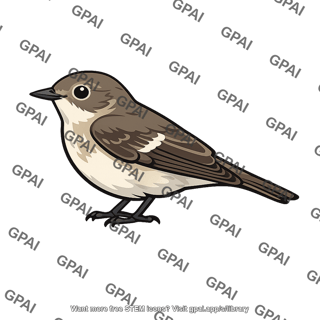 Pied flycatcher female