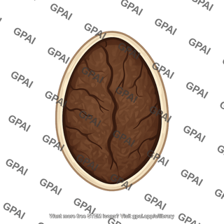Cacao bean half