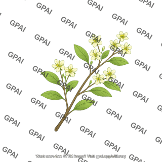 Soap bark branch quillaja saponaria