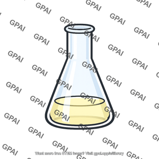 Laboratory glass flask