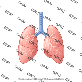 Mouse lungs dorsal