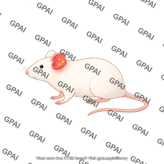 Mouse lateral with ear infection