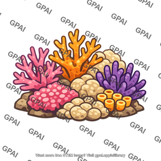 Coral reef habitat
