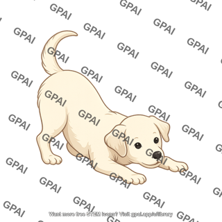 Puppy playing