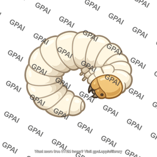 Bruchid beetle larva