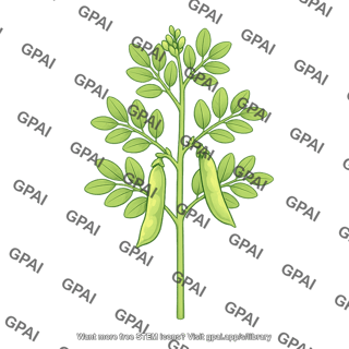 Faba bean plant 254