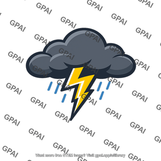 Lightning storm