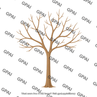 Tree deciduous branches