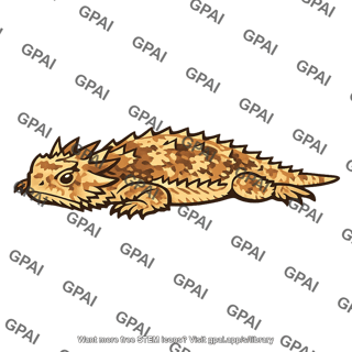 Horned lizard