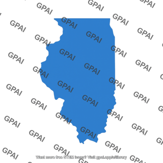 Illinois state outline