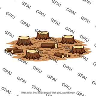 Forest clear cut
