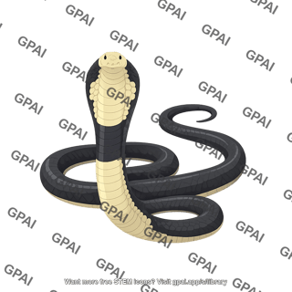 Forest cobra naja melanoleuca