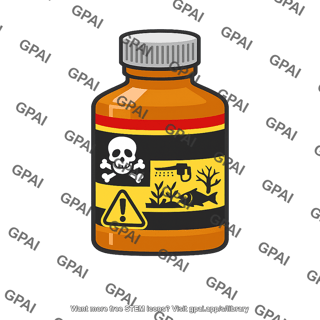 Parathion bottle
