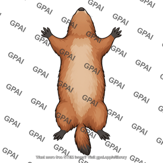 Groundhog marmota monax