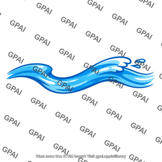 Flowing water