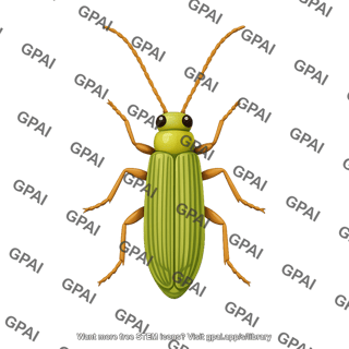 Northern corn rootworm adult