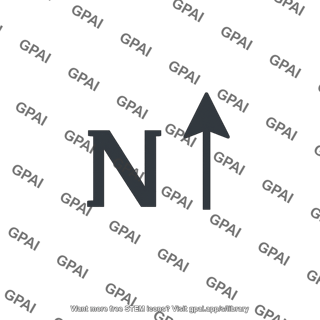 Compass north symbol