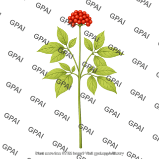 Ginseng plant young