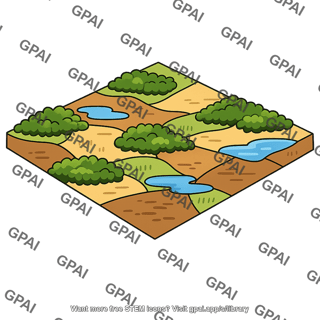 Habitat mosaic landscape