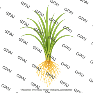 Rice seedling 2 with roots